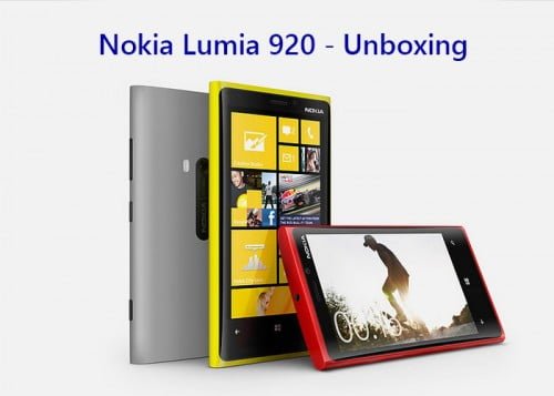 Unboxing de Nokia Lumia 920 y su base de carga inalámbrica Nokia Wireless Charger